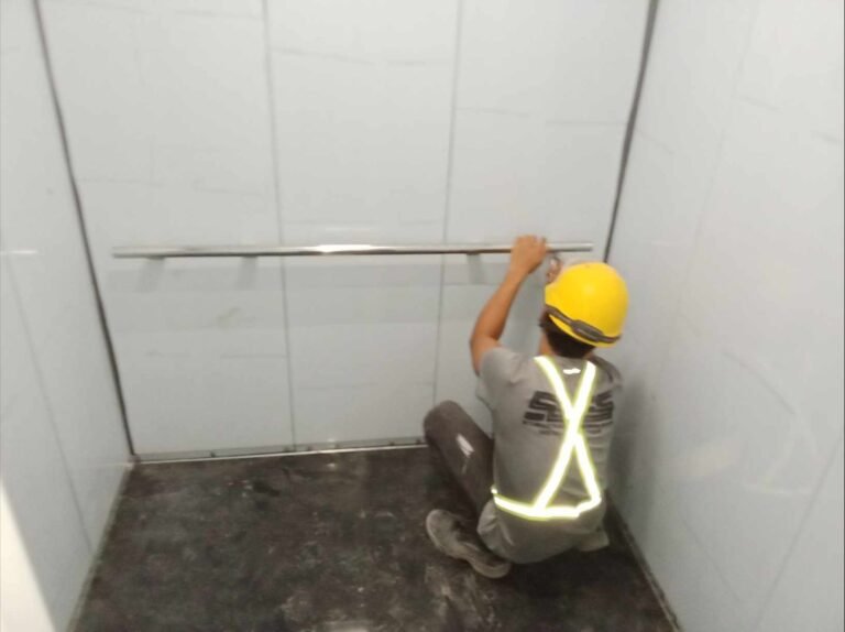 INSTALLATION OF HAND RAILS INSIDE CAR