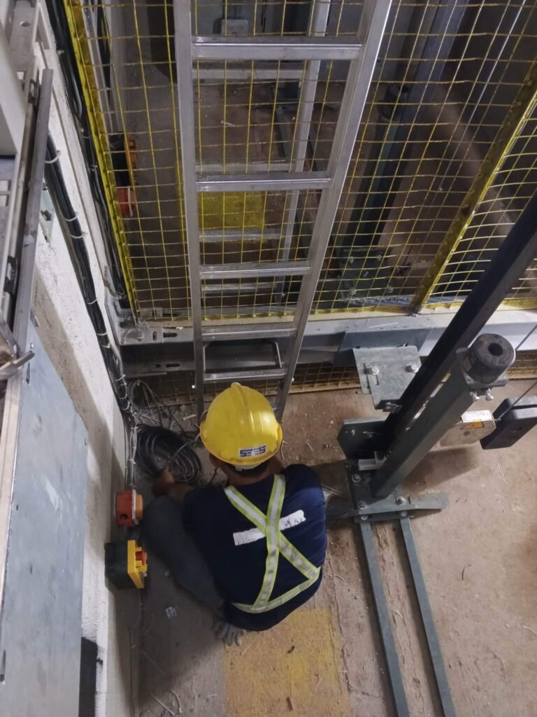 install pit ladder